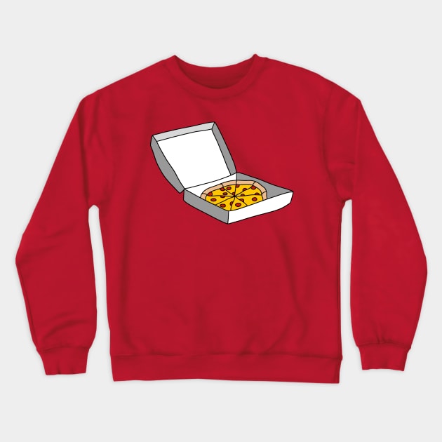 Box Full of Pizza Crewneck Sweatshirt by saradaboru